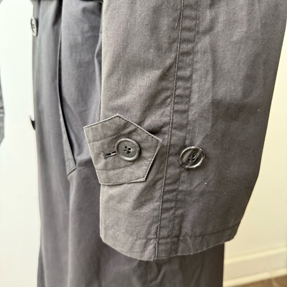 Pierre Cardin Vintage 90s Lined Belted Trench Coat - Picture 8 of 14